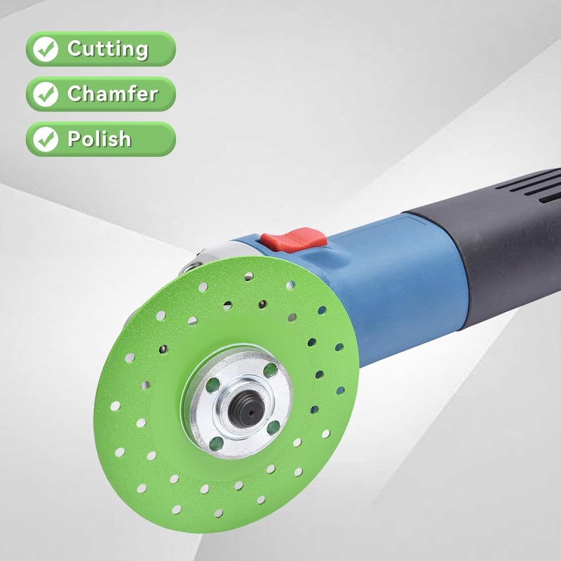 JonPhoe Glass Cutting Disc 4.5 Inch for Angle Grinder, Ultra-Thin Diamond Saw Blade Wheel for Glass Tile Marble Ceramic Jade (5Pcs 4.5") - Image 5